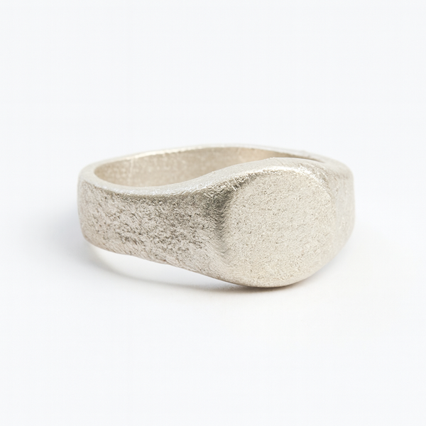 Jane - Sterling silver signet ring