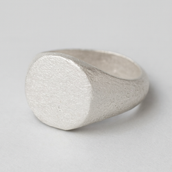 Rugged Good Looks - Sterling silver signet ring