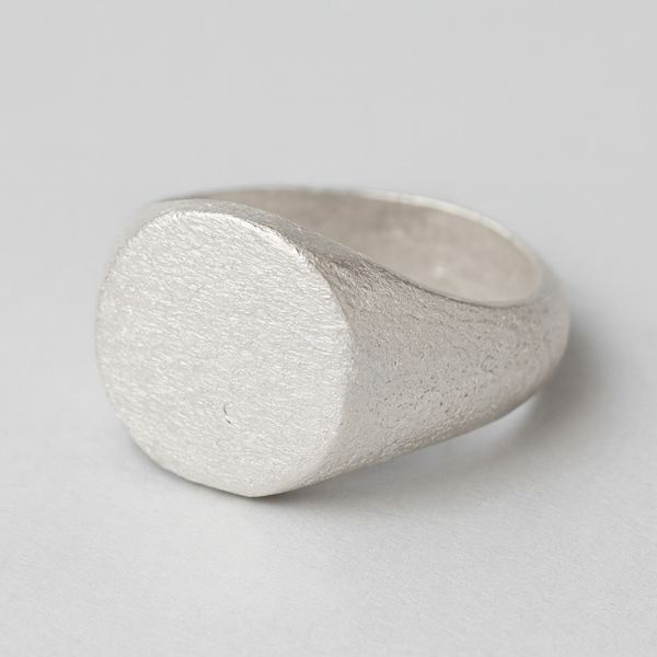 Rugged Good Looks - Sterling silver signet ring