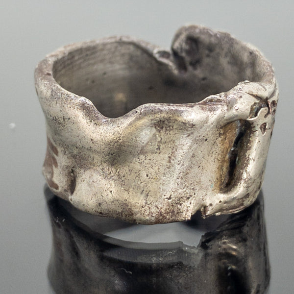 Make Waves - Shibuichi ring