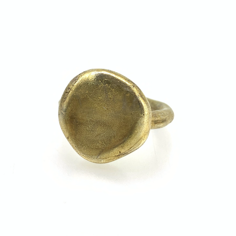18k gold plated sterling silver ring