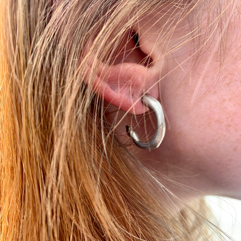Matter of Identity  -  Sterling silver earrings