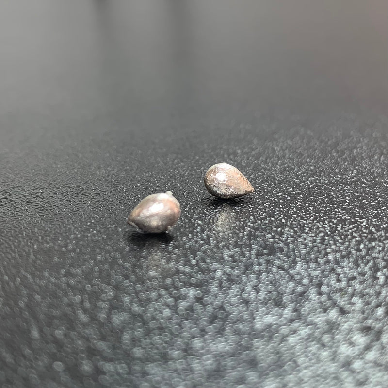 Drops - Silver stud earrings