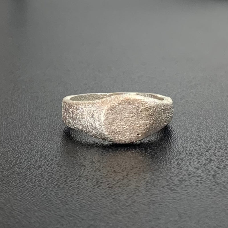 Jane (but not plain) - Sterling silver signet ring