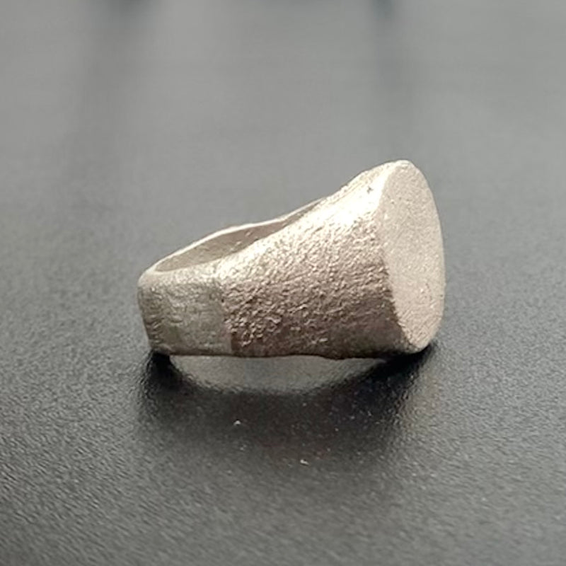 Rugged Good Looks - Sterling silver signet ring