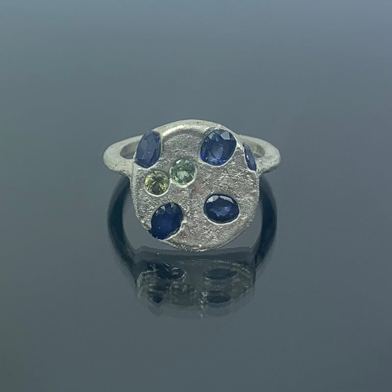 Smooth Operator - Silver and sapphire ring