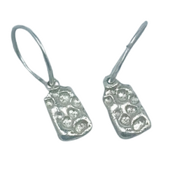 dotty silver earrings