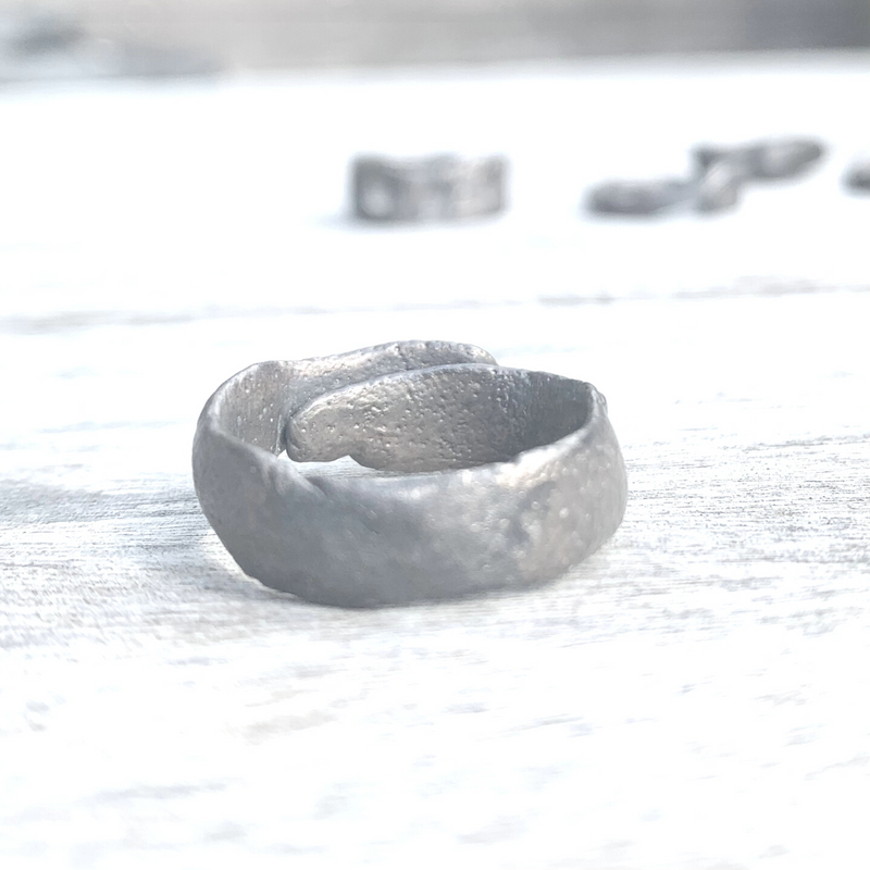 Rapt - Silver oxidised ring